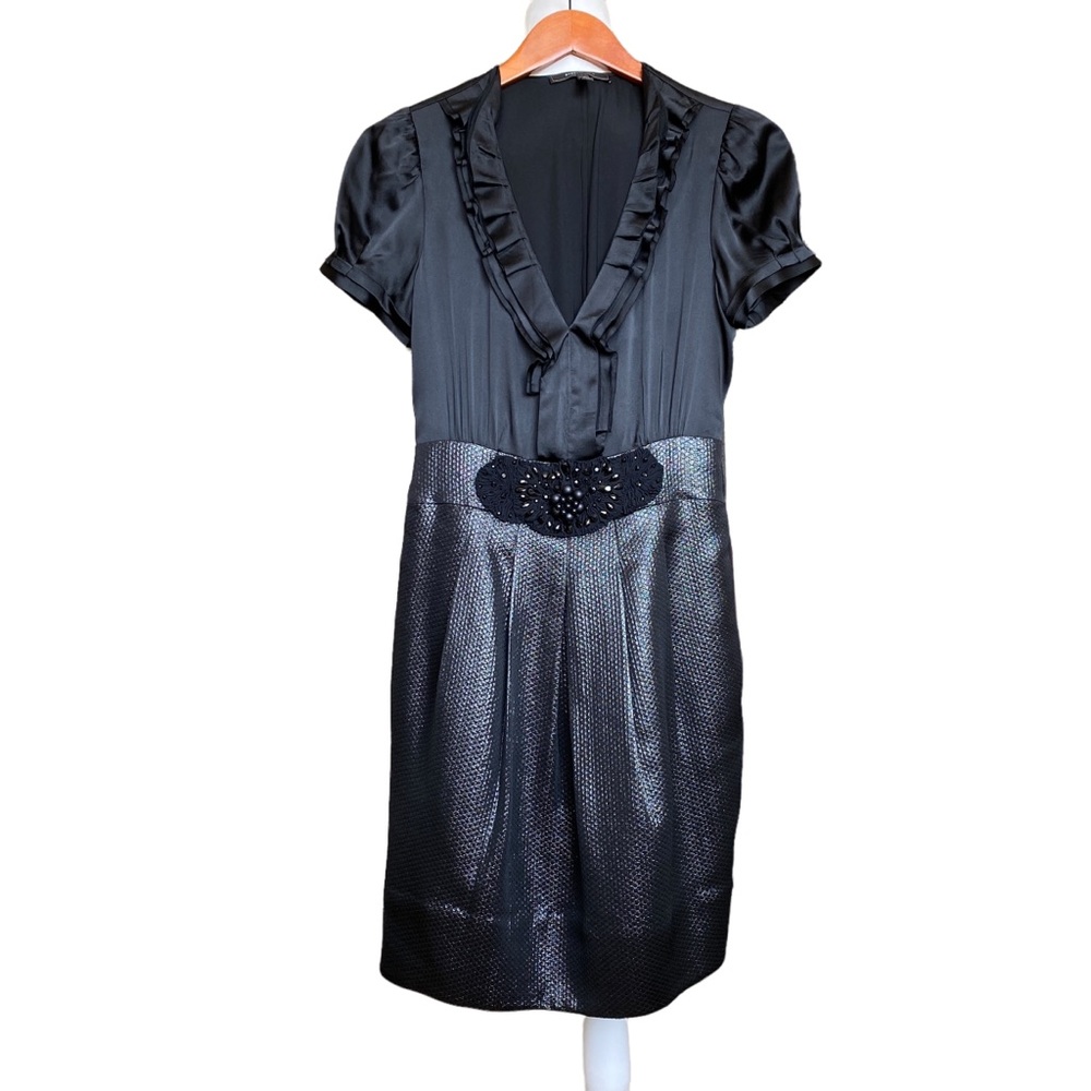 BCBG MAXAZARIA  SEMI-FORMAL DRESS BLACK SZ 6